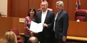 Toledo Chamber Proclamation Joe Luzar Award Mosser