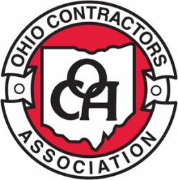 Ohio Contractors Association Black and Red